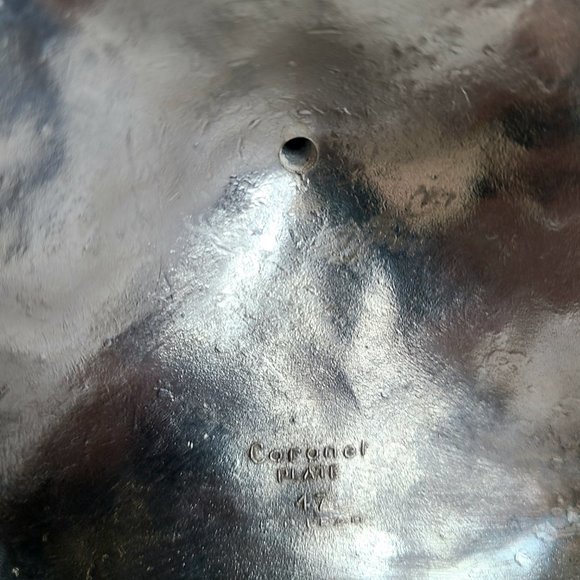 Vintage Coronet Plate 47 EP 47 Lead 3 branches candleholder/candlesticks. - Picture 11 of 11